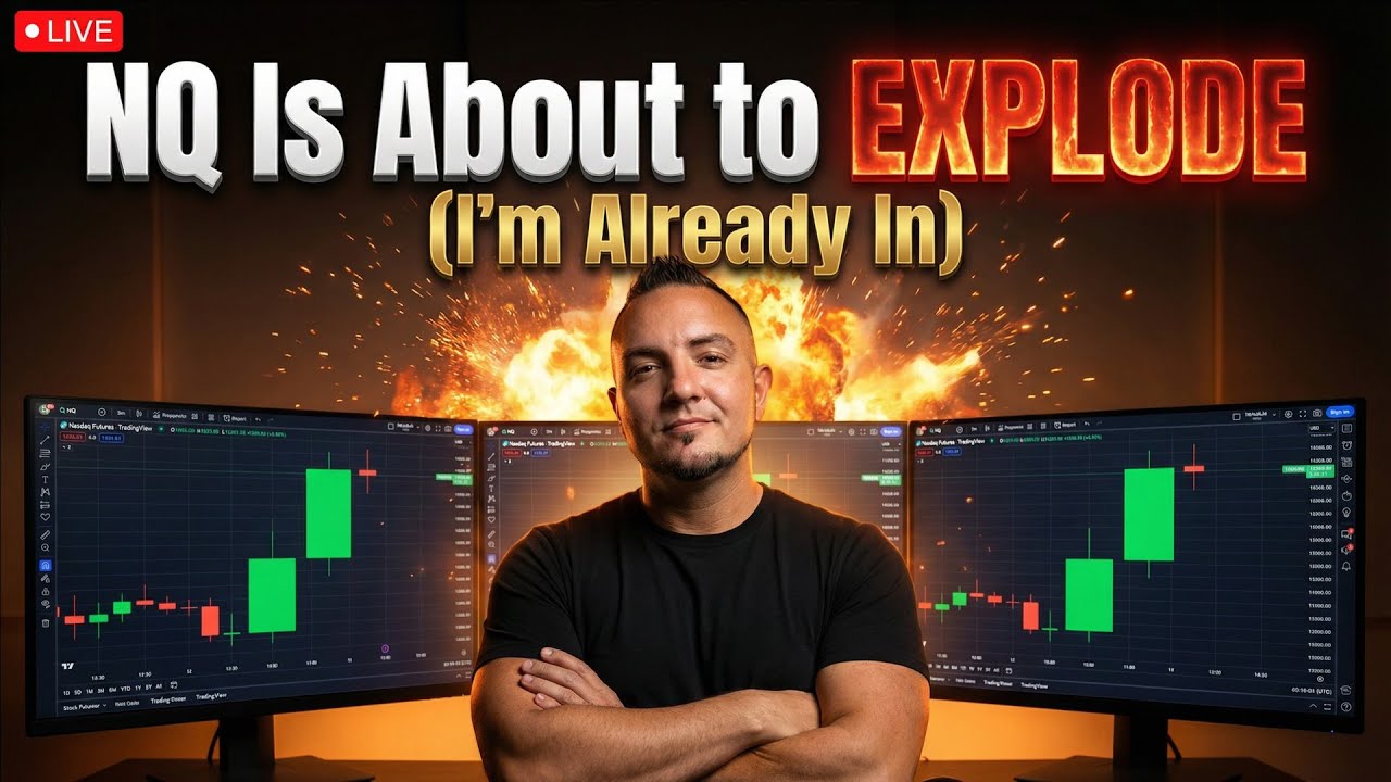 NQ Is About to Explode! (Trading Live)