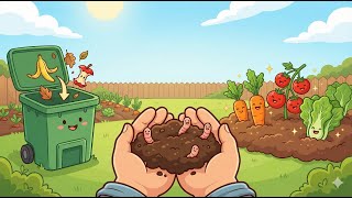 Turn Trash Into Treasure! 🌱 How Compost Helps Your Garden Grow #composting  #gardeningforkids