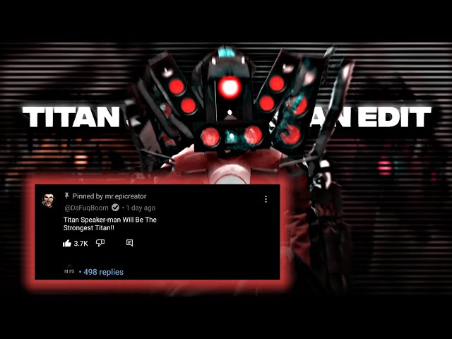 Titan Speakerman Edit || Skibidi toilet 69 part 2 Edit || The Upcoming strongest Titan class=