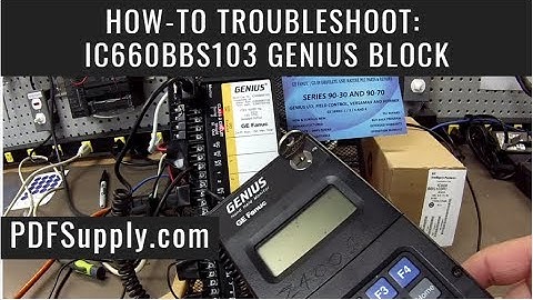 How-To Troubleshoot: IC660BBS103 Genius Block (GE Fanuc Training/Proficy Software Tutorial)