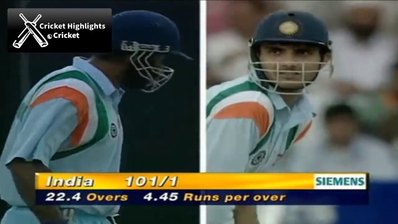 1997 Pakistan Vs India Cricket Match Highlights - Best Match Ever - YouTube