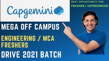 capgemini off campus drive 2021 | Apply Now