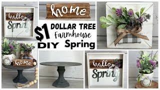 HIGH-END Dollar Tree Spring DIYS | Spring Farmhouse Home Decor