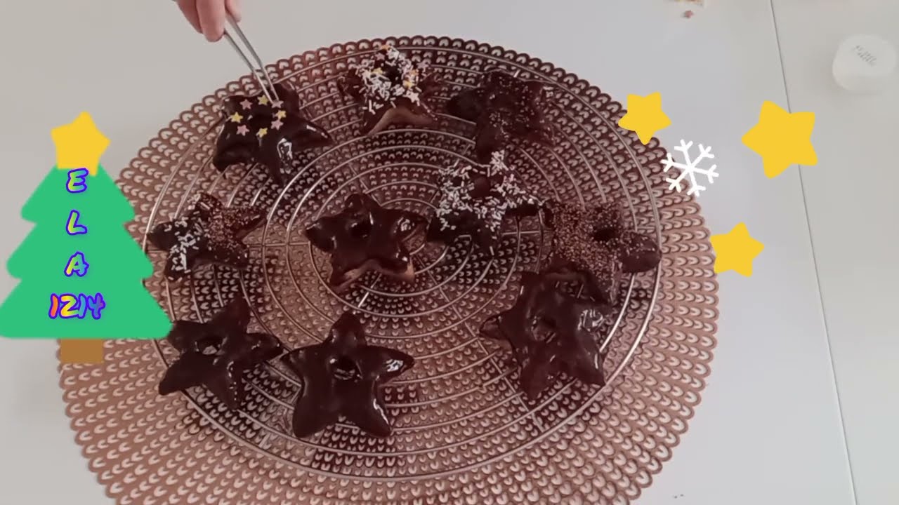 Herzhafte Zimtstern - Donuts / flaumig , zart & köstlich wie vom Becker / Ela 1214