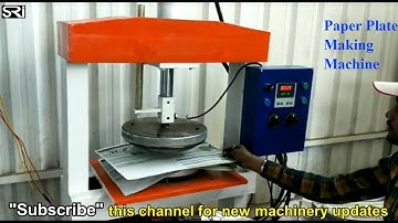 Fully automated buffet plates making machine / small scale industries in India. Business Ideas 2021