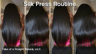 DIY Silk Press Routine | Tales of a Straight Natural