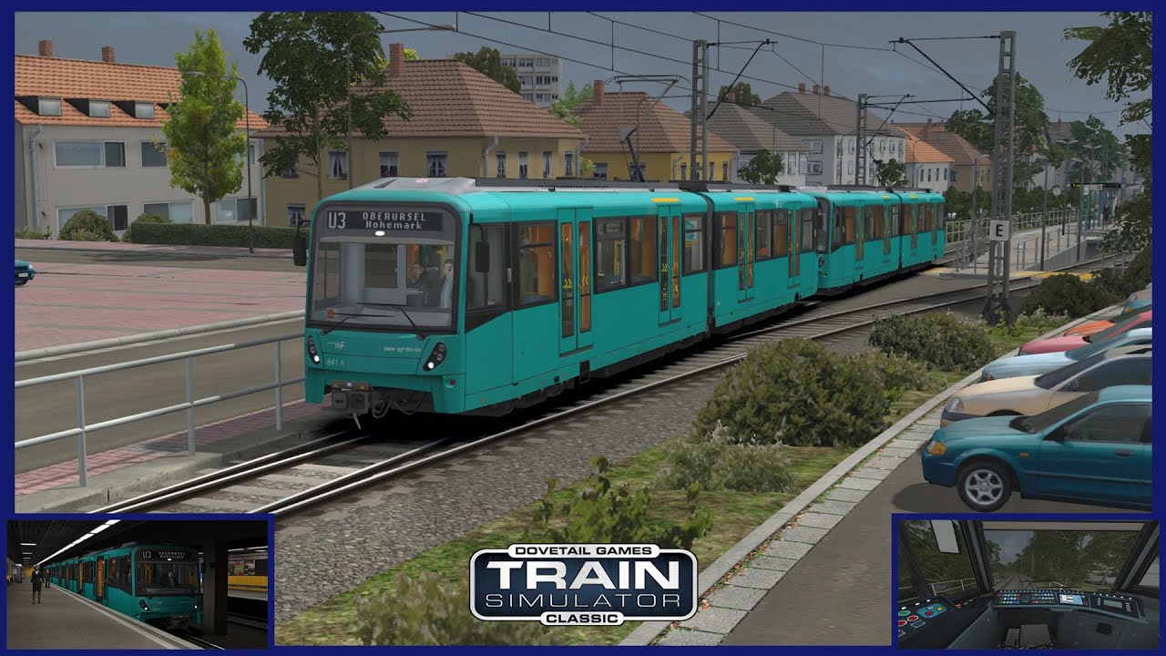 Frankfurt U-Bahn cab ride (Line U3 ~ Südbahnhof to Oberursel-Hohemark) ~ Train Simulator