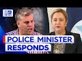 Queensland police minister responds to criticism over domestic violence inquiry | 9 News Australia