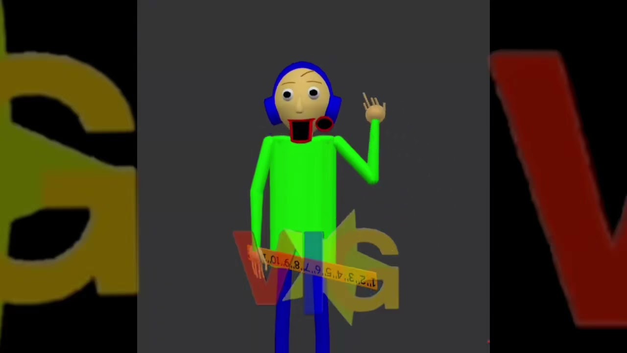BALDI’S FLYING RULER!!