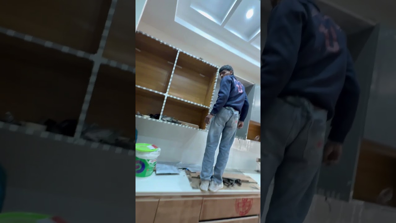 Kitchen work in process 