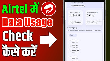 Airtel Thanks Data Usage Check | How To Check Airtel 5G Data Usage In Airtel Thanks App