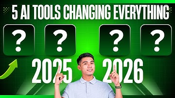 Top 5 AI Tools That Will Change Your Life in 2026 (You Need These in 2025)