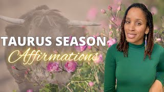 Affirmations for Taurus Season | Self love and abundance