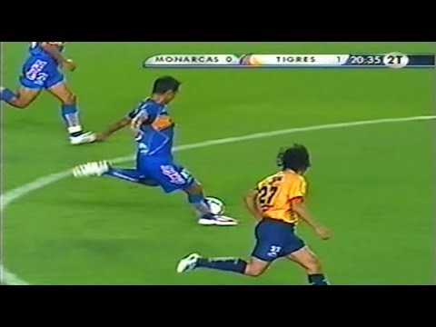 El GOLAZO De Media Cancha Del "Divino" Walter Gaitán Morelia vs Tigres Jornada 11 Apertura 2005 Mx