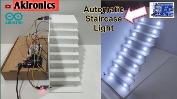 Stair Light |  Staircase  Sensor  Light with Arduino uno projects