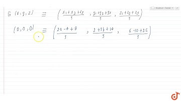 If the origin is the centroid of the triangle PQR with vertices `P (2a , 2, 6)` , `Q ( 4, 3b , 1...
