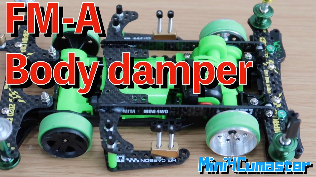 Mini4WD】Solved at once with a body damper! Start gimmick