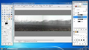 Gimp 2.6 - Panorama s Pandorou