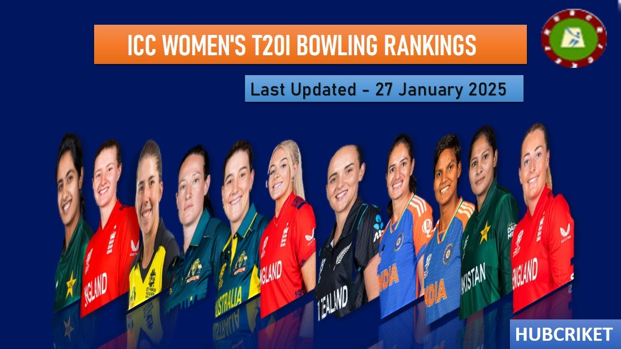 Top 11 - T20I Women's Bowling Rankings 2025 - YouTube