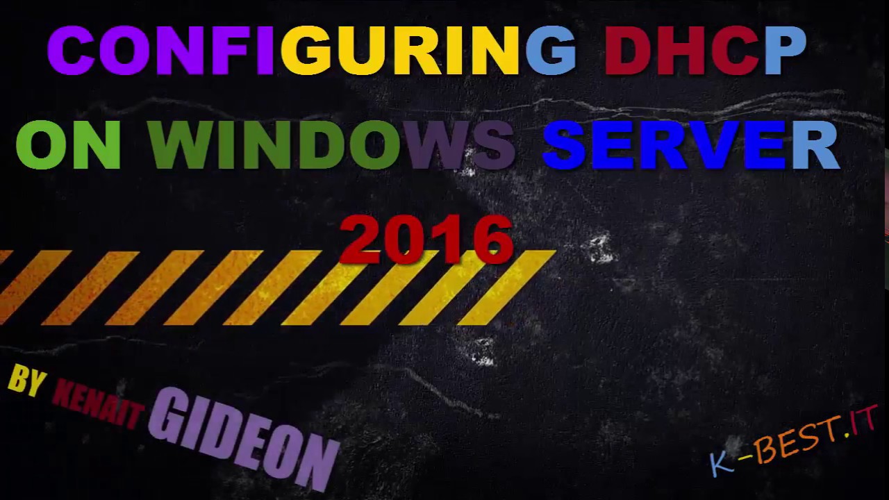HOW TO INSTALL AND CONFIGURE DHCP IN WINDOWS SERVER 2016 - YouTube