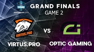 Virtus Pro vs Optic Gaming | Bo5|  ESL One Birmingham | Grand Finals| Game 2