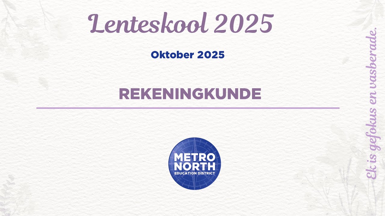 Lenteskool MNED Rekeningkunde Vraestel 1 2025