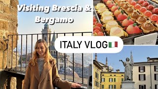 ITALY VLOG🇮🇹 | Places to visit in Bergamo and Brescia, trying Italian food
