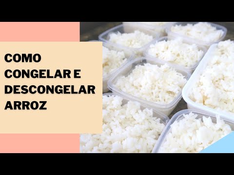 Vídeo: Você pode congelar a caçarola de arroz cozido?