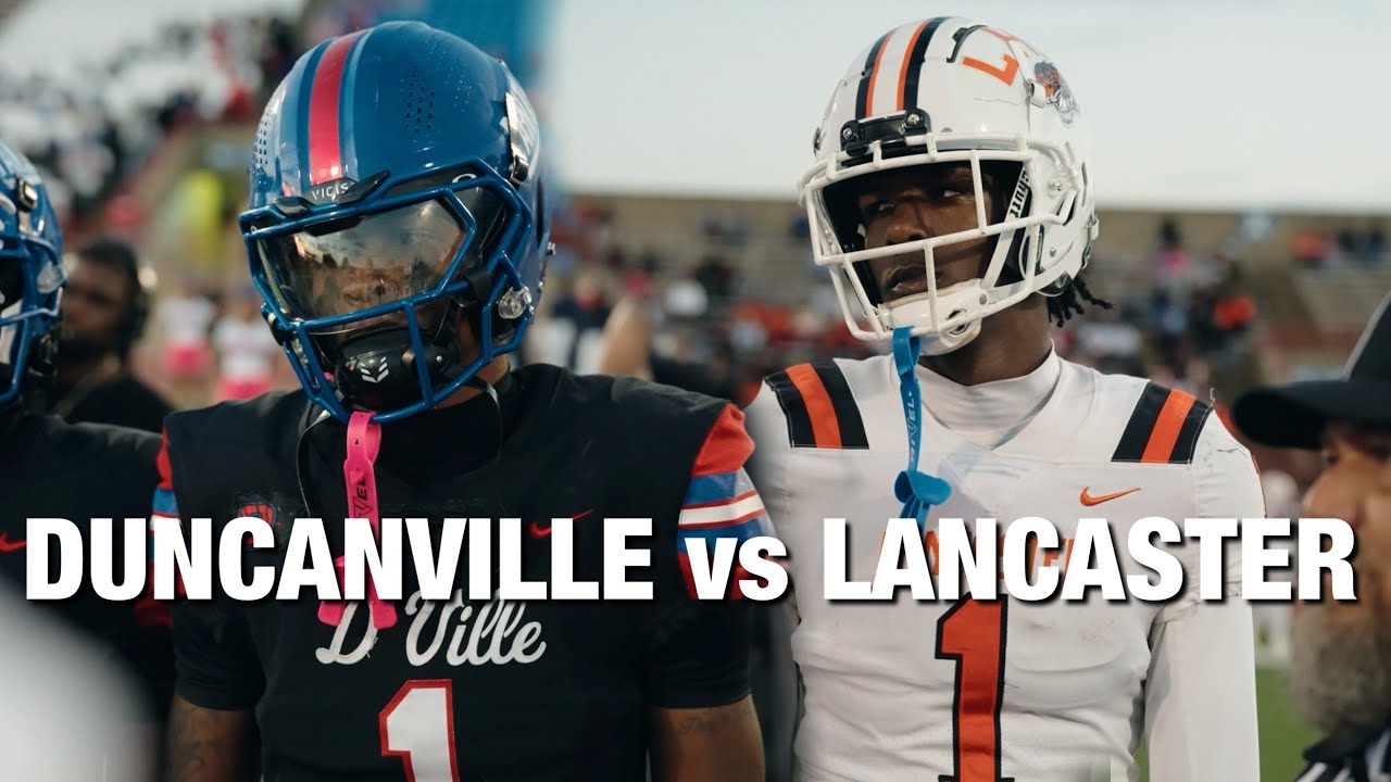 TXHSFB: #1 DUNCANVILLE vs LANCASTER|| WHO RUNS THE DISTRICT?🤔|| #viralvideo