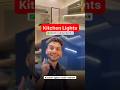 Kitchen lights under cabinet - led lights #kitchenlighting #kitchendesign #modularkitchen