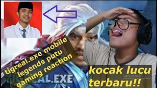 kocak lucu terbaru!! - tigreal exe mobile legends putu gaming reaction