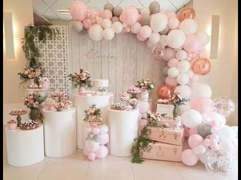 DECORACION CON GLOBOS - YouTube