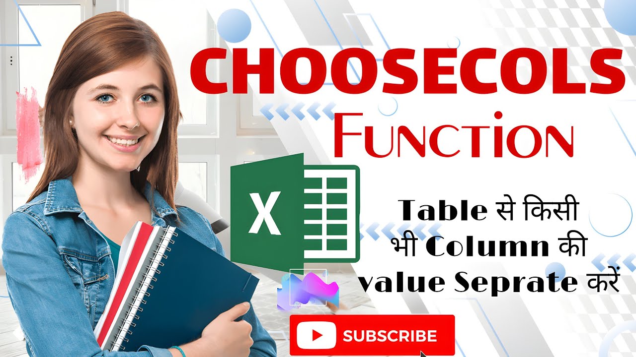 CHOOSECOLS function in Excel | How to use CHOOSECOLS function in Excel ...