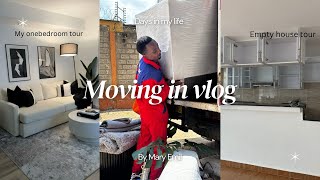 MOVING IN VLOG: House tour|  moving ft  bantub |Setting  up my New house clean & organize w/me