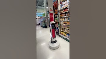 “ShopRite has a robot now?! 🤯 Meet Tally the robot. “Welcome to the future robots run grocery 💀