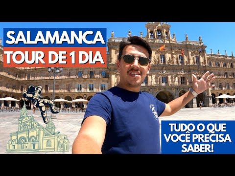 Vídeo: Visitando a cidade de Salamanca