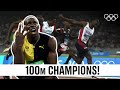 Men's 100m 🏃‍♂️ Last 5 Champions!