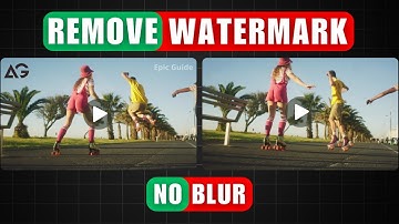 How to Remove Watermark from Video without Blur 2024 - Remove Video Watermark