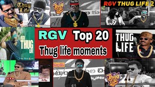 Rgv Thug Life Rgv Best Thug Life Moments Ram Gopal Varma Top Thug Life Scenes Rgv Latest