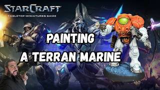 How to Paint a Terran Marine for Starcraft TMG