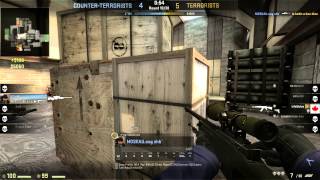 CSGO: shb` gets a 4k to win the round on Cache