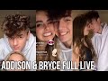 ADDISON RAE & BRYCE HALL FULL TIKTOK LIVE