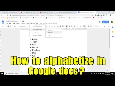 Vídeo: Com ordeno Google Docs per data?