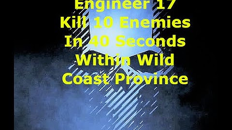 Ghost Recon Breakpoint : Engineer Rank 17 : 10 Kills in 40 Seconds Within Wild Coast Province *NEW*