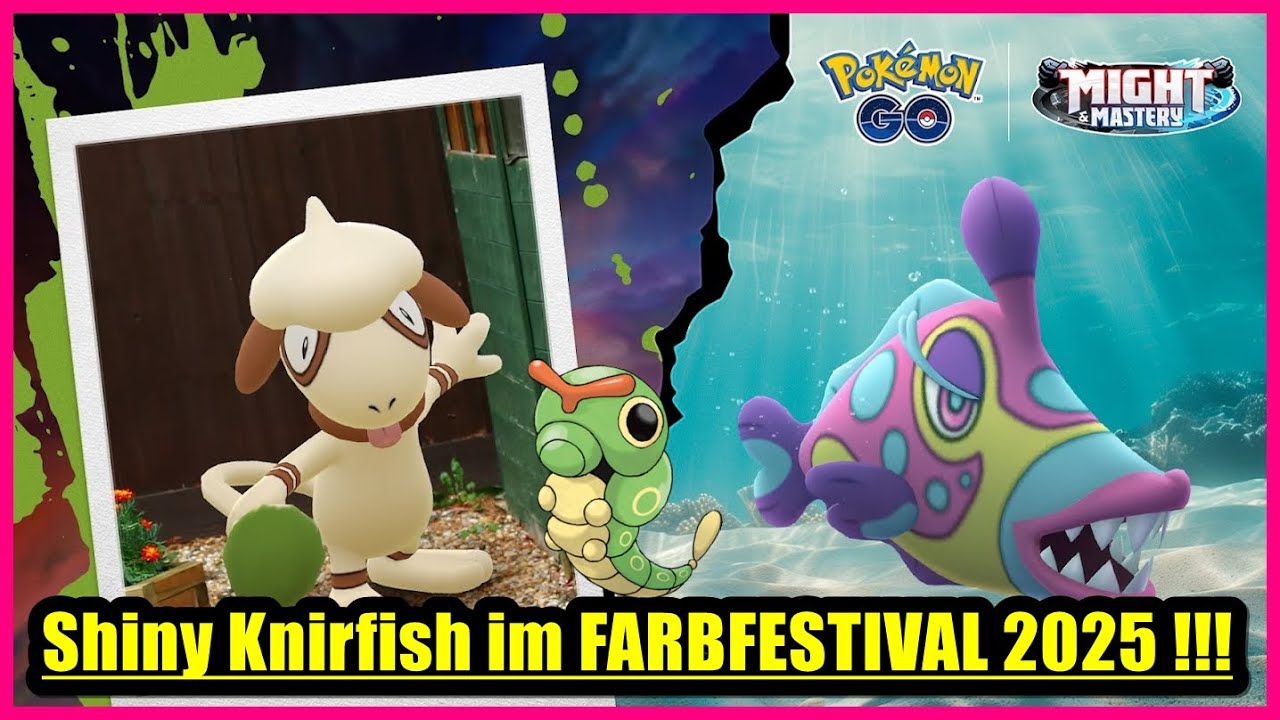 Shiny Knirfish im FARBFESTIVAL 2025 !!! | Pokémon GO Deutsch # 3296
