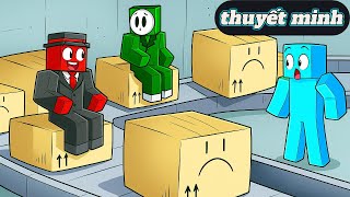 Tôi Thử Thách Tham Gia Nền Văn Minh Băng Chuyền Trong Minecraft