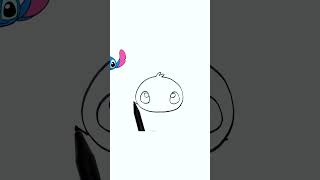 How To Draw Stitch Head #drawing #stitch