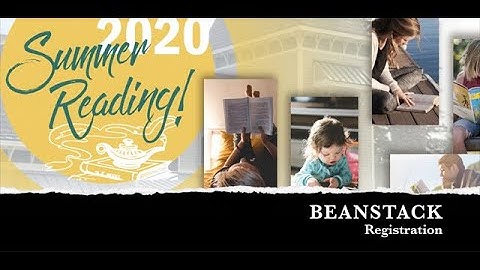 Summer Reading 2020: Create a Beanstack Account