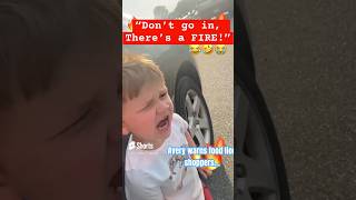 He just yells it over & over 😂 very persistent about warning people LOL#funny #videos #shorts