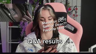 You asked questions I answered